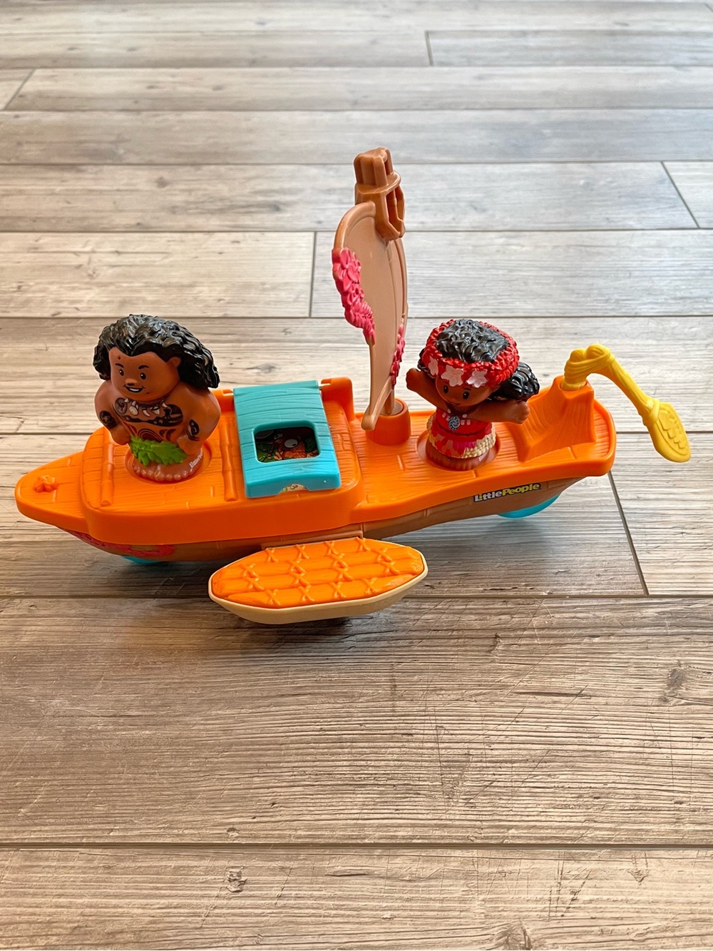 Little People | Disney Princess Moana and Maui Boat